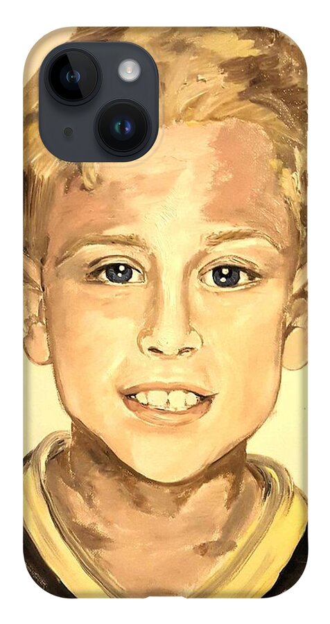 Portrait iPhone Case featuring the painting Chance by Alexandria Weaselwise Busen