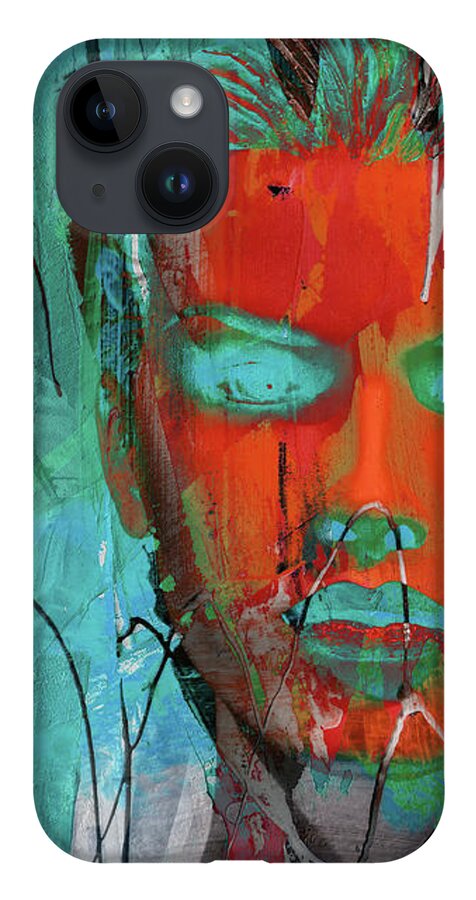 Face iPhone 14 Case featuring the photograph The face goes abstract by Gabi Hampe