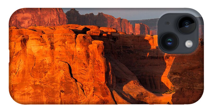Utah iPhone 14 Case featuring the photograph The Firewall by Jim Garrison