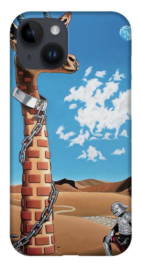  iPhone Case featuring the painting The Guardian by Paxton Mobley