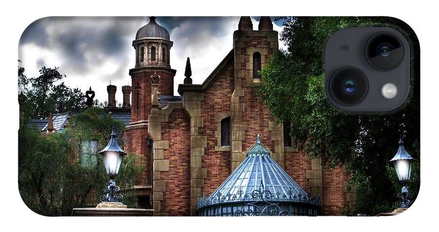 Disney iPhone 14 Case featuring the photograph The Haunted Mansion by Mark Andrew Thomas