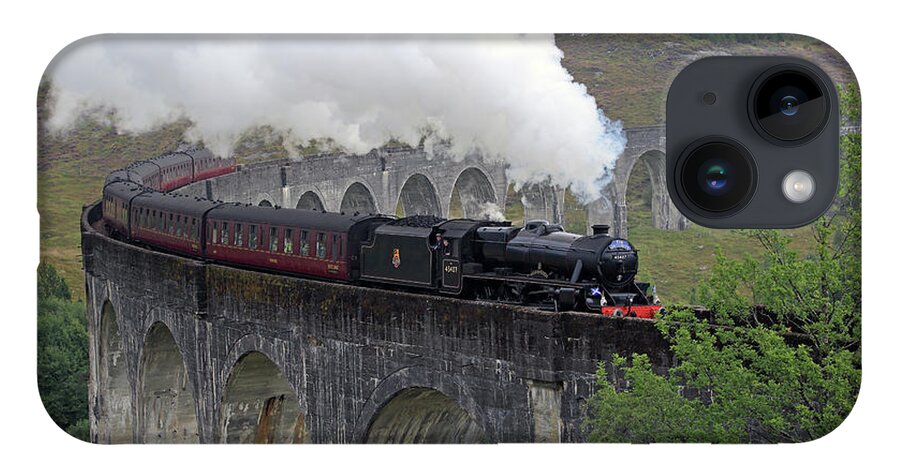 Jacobite iPhone 14 Case featuring the photograph The Jacobite Steam Train by Maria Gaellman