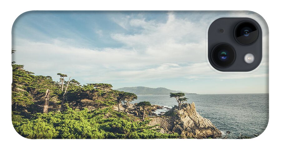 Landscape iPhone 14 Case featuring the photograph The Lone Cypress by Margaret Pitcher