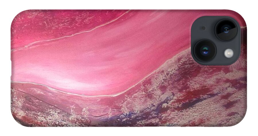 The Milky Way iPhone 14 Case featuring the painting The Milky Way by Sarahleah Hankes