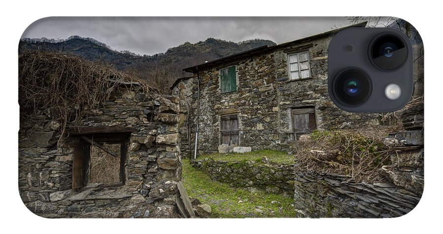 Hamlet iPhone 14 Case featuring the photograph THE OLD HAMLET OF THE ABANDONED VILLAGE of ARENA by Enrico Pelos
