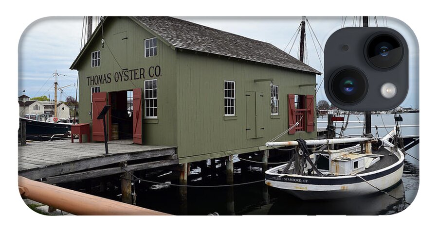 Sea iPhone 14 Case featuring the photograph The Oyster House by Leslie M Browning