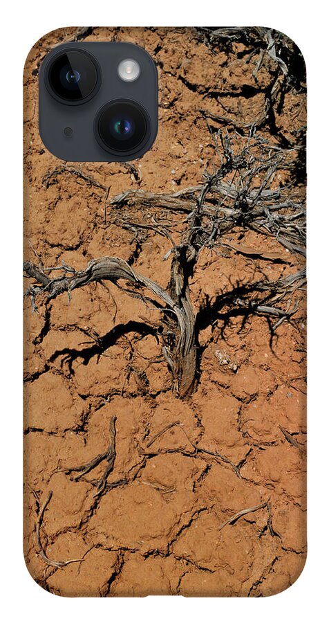 Landscape iPhone 14 Case featuring the photograph The Parched Earth by Ron Cline