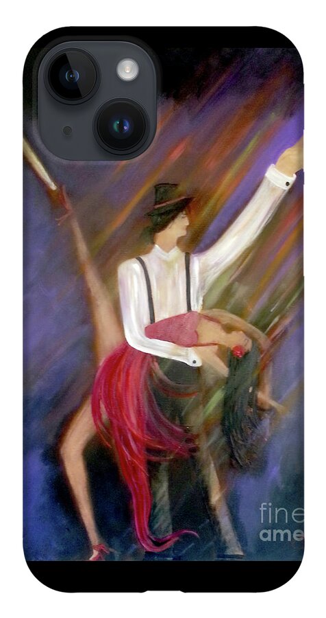 Dance iPhone Case featuring the painting The Power Of Dance by Artist Linda Marie