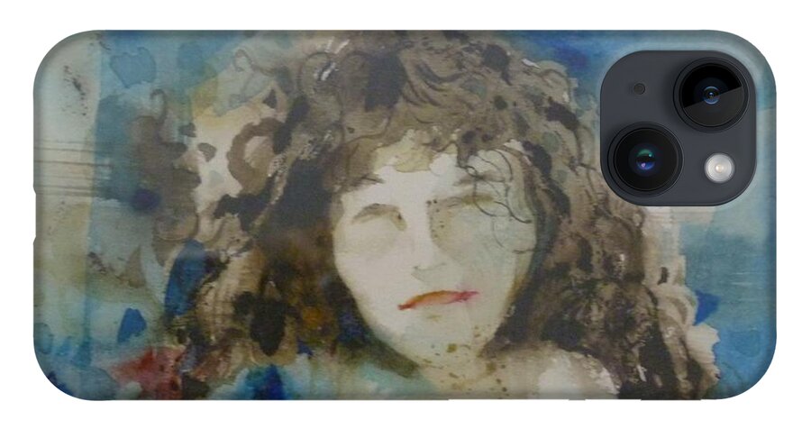 Girl iPhone 14 Case featuring the painting The Student by Donna Acheson-Juillet