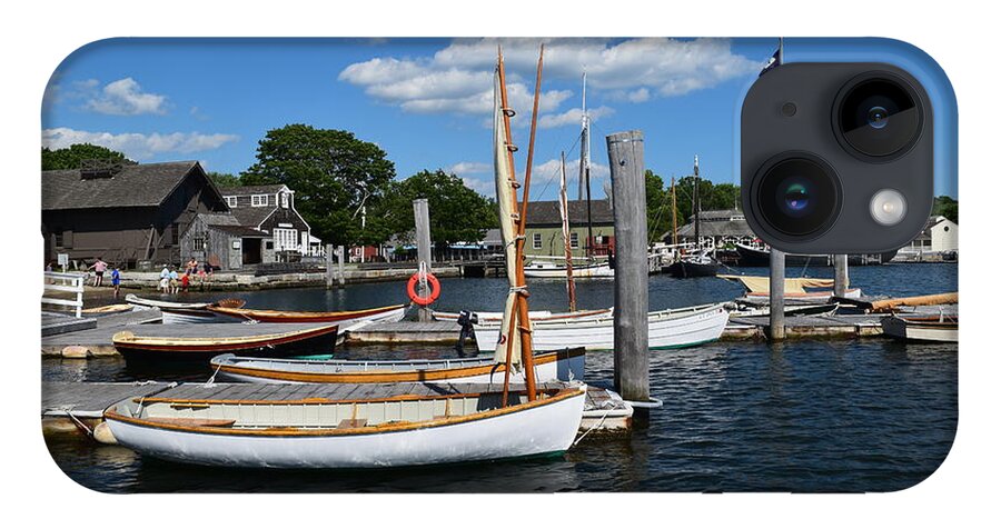 Mystic River iPhone 14 Case featuring the photograph The Summer Light by Leslie M Browning