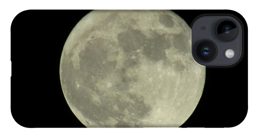 Supermoon iPhone 14 Case featuring the photograph The Super Moon 3 by Robert Knight