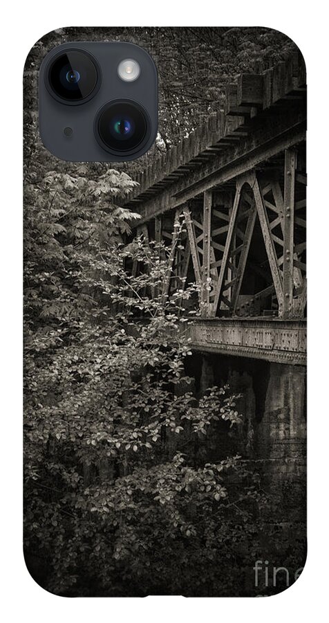 Train iPhone 14 Case featuring the photograph The way back by David Hillier