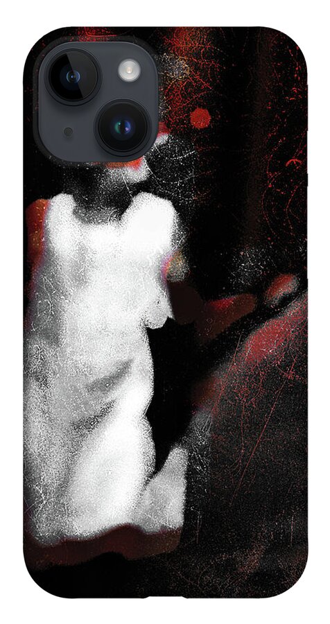 Woman iPhone Case featuring the photograph The woman with the white dress by Gabi Hampe