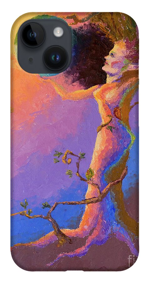 Cards iPhone 14 Case featuring the painting The World by Srishti Wilhelm