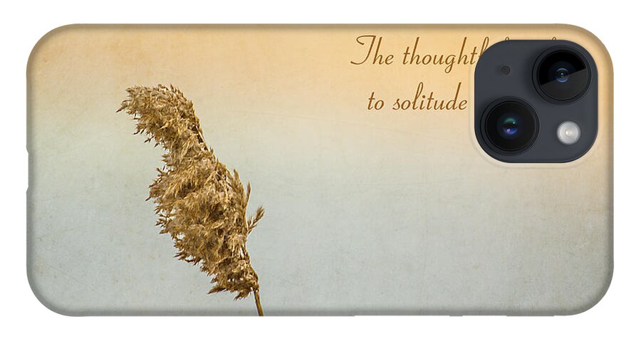 Reed iPhone Case featuring the photograph Thoughtful Soul by Cathy Kovarik