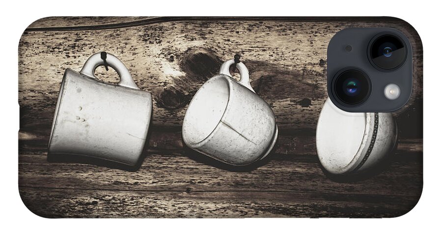 Coffee Cups iPhone Case featuring the photograph Three Coffee Cups by Fred Denner