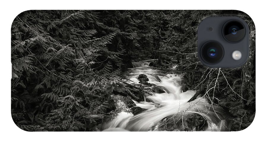 Water iPhone 14 Case featuring the photograph Through the woods by David Hillier
