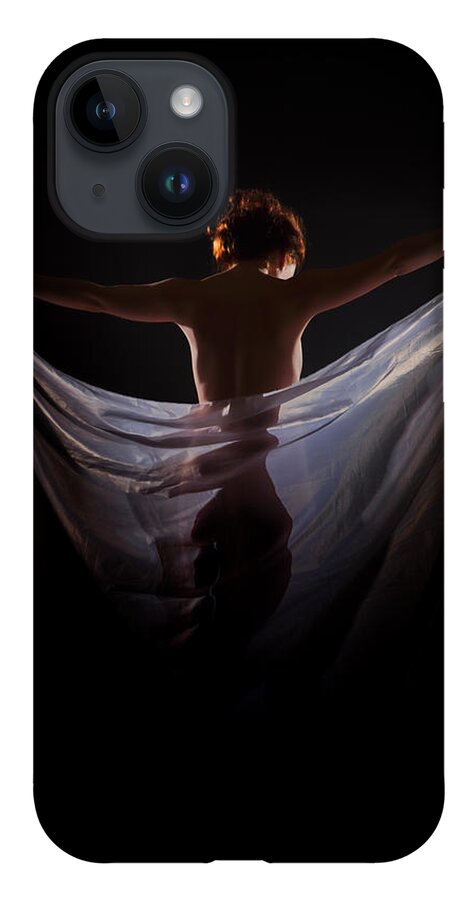 Nude iPhone 14 Case featuring the photograph Tight Hide by Vitaly Vachrushev