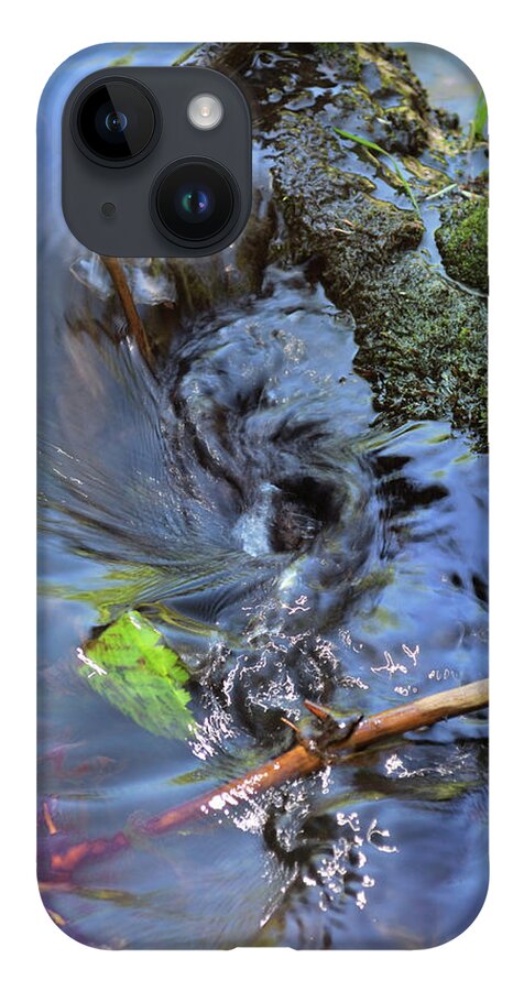 Nature iPhone 14 Case featuring the photograph Tiny Whirlpool by Ron Cline