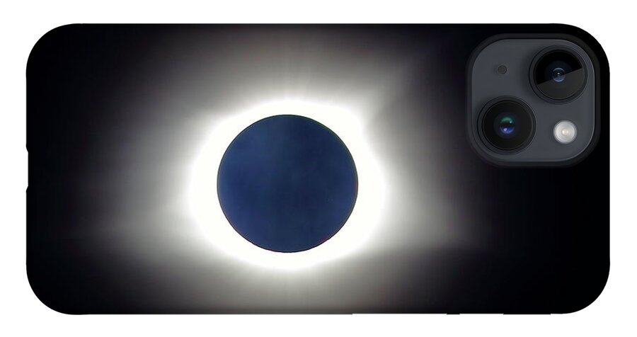 Eclipse iPhone 14 Case featuring the photograph Blue Moon by Daniel Reed