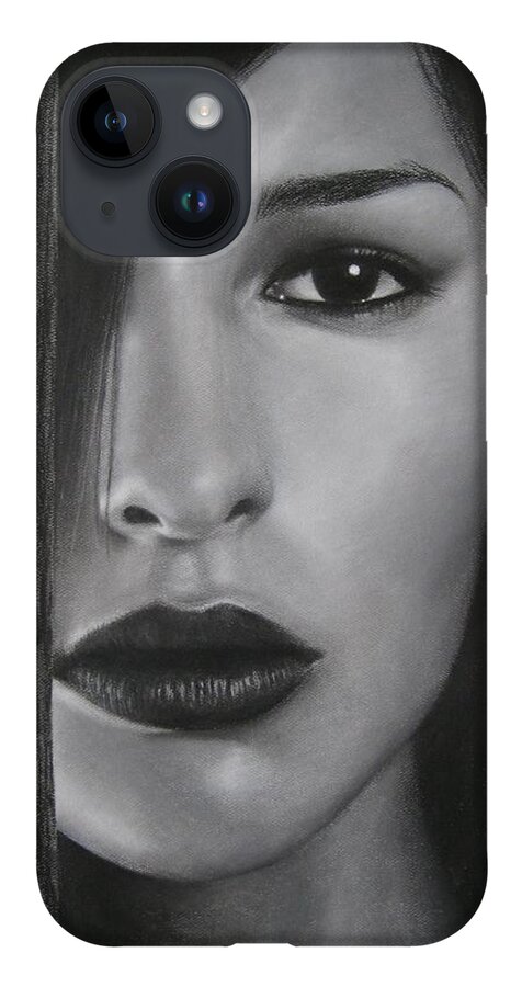 Woman iPhone Case featuring the painting Trapped by Lynet McDonald