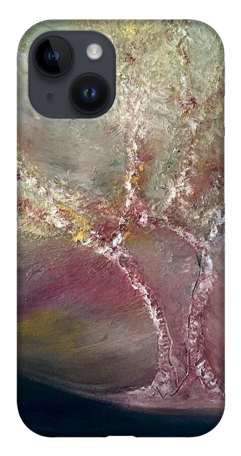 Tree iPhone 14 Case featuring the painting Tree by Dennis Ellman
