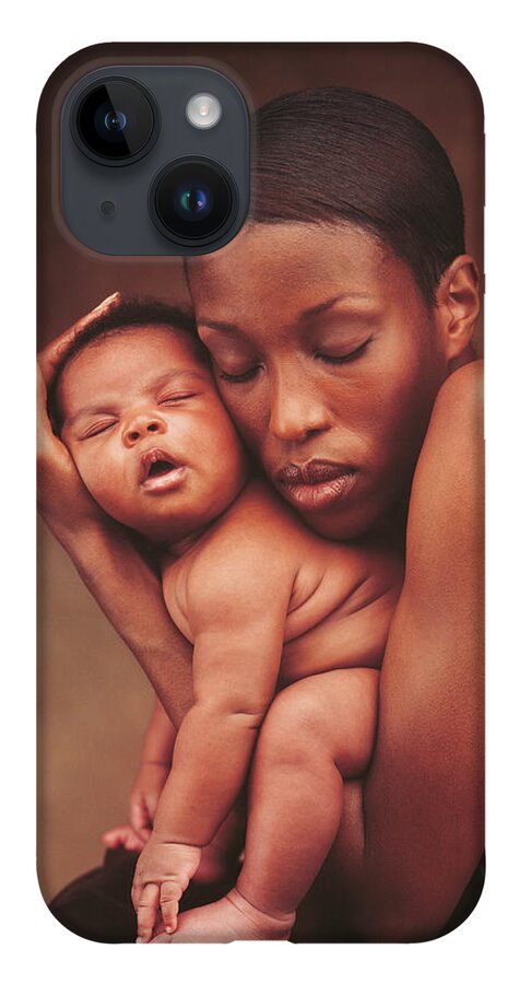 Polaroid iPhone 14 Case featuring the photograph Tuli and Nyla by Anne Geddes