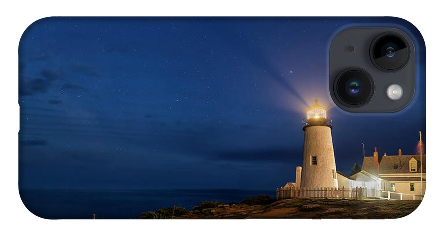 Pemaquid Lighthouse iPhone 14 Case featuring the photograph Twilight at Pemaquid Light by Mark Papke