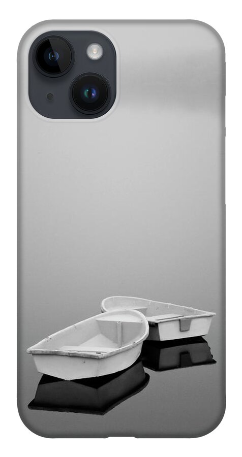 Tiverton iPhone 14 Case featuring the photograph Two Boats and Fog by David Gordon
