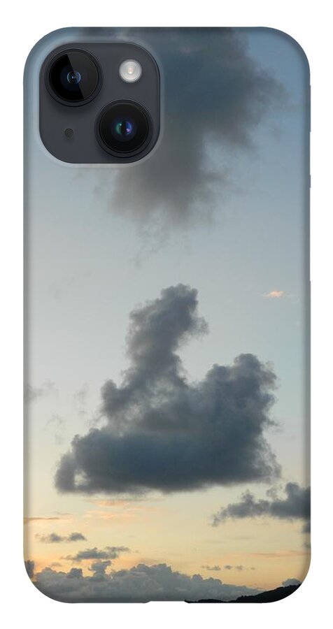 Nature iPhone 14 Case featuring the photograph Two Clouds by Gallery Of Hope 