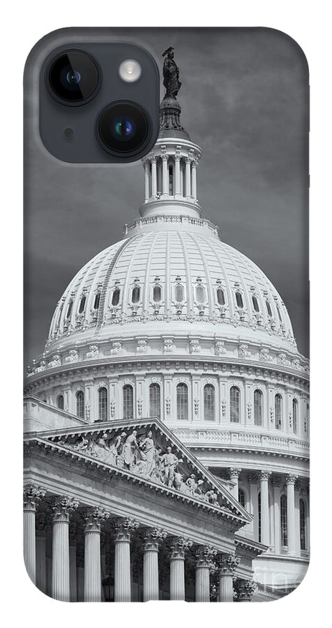 Clarence Holmes iPhone 14 Case featuring the photograph US Capitol Building IV by Clarence Holmes