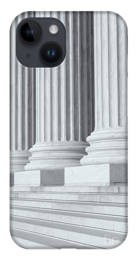 Clarence Holmes iPhone 14 Case featuring the photograph US Supreme Court Building IV by Clarence Holmes
