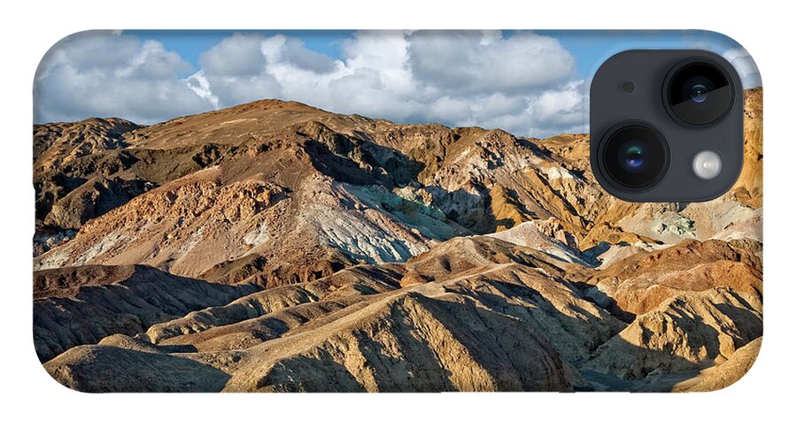 Arid Climate iPhone 14 Case featuring the photograph View from Artist's Palette by Jeff Goulden