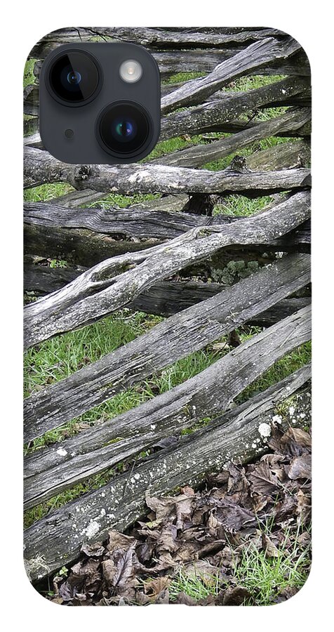 Cades Cove iPhone 14 Case featuring the photograph Vintage Custom Fencing by Phil Perkins