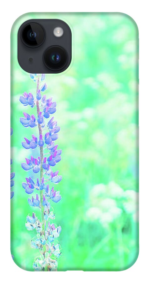 Forest iPhone Case featuring the photograph Violet Lupine Lane by Anastasy Yarmolovich