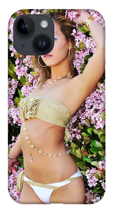 Glamour Photographs iPhone Case featuring the photograph Wall of flowers by Robert WK Clark