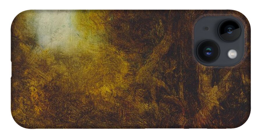 Warm Earth iPhone 14 Case featuring the painting Warm Earth 67 by David Ladmore