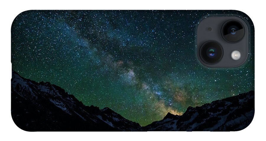 Cascades iPhone 14 Case featuring the photograph Washington Pass Overlook Milky Way by Pelo Blanco Photo