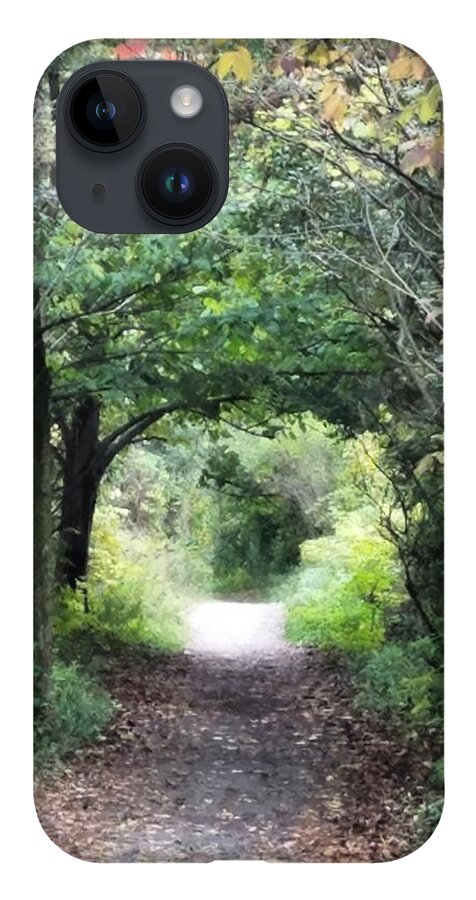 Path iPhone 14 Case featuring the photograph Welcome to the Wooded Path by Vic Ritchey