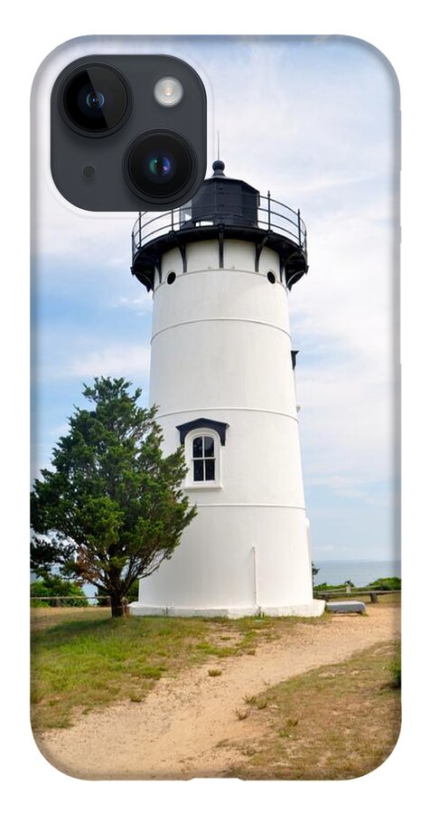 Martha's Vineyard iPhone 14 Case featuring the photograph West Chop Lighthouse by Sue Morris