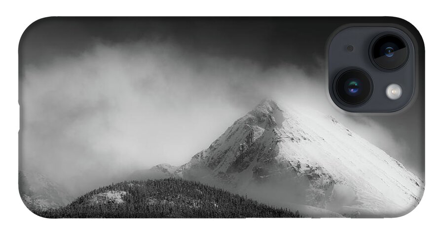 Snow iPhone 14 Case featuring the photograph Whisped Peak by David Hillier