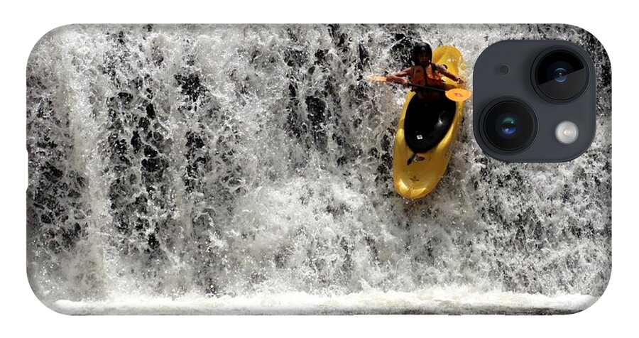 Water iPhone 14 Case featuring the photograph White Water Kayak by Robert Wilder Jr