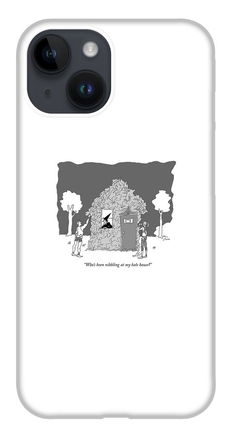 Who's Been Nibbling At My Kale House? iPhone Case