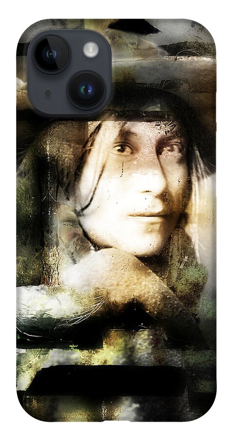 Native American iPhone 14 Case featuring the photograph Whyay-Ring-Tewa Indian by Robert Michaels