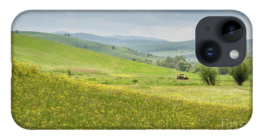 Farm iPhone Case featuring the photograph Wildflower Meadows, Transylvania by Perry Rodriguez