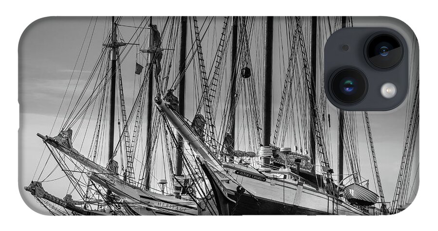 Windjammers iPhone 14 Case featuring the photograph Windjammer Fleet by Fred LeBlanc