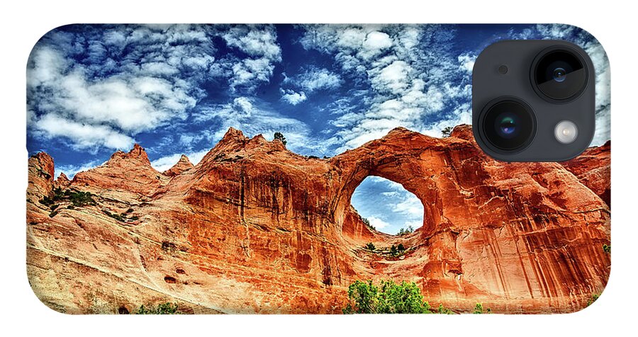 Window Rock iPhone 14 Case featuring the photograph Window Rock by Mike Stephens
