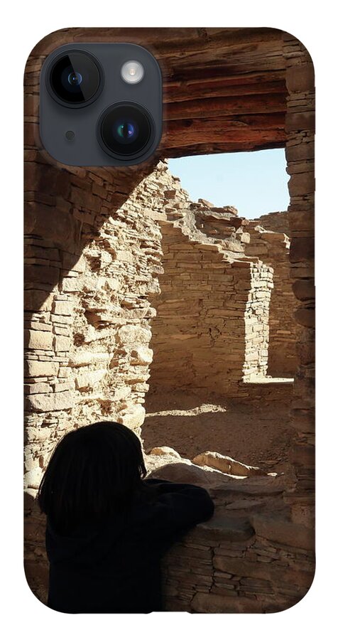 Chaco Canyon iPhone 14 Case featuring the photograph Window to the Past by David Diaz