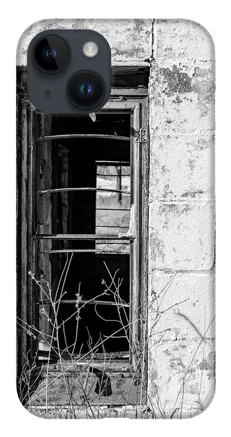 Black And White iPhone Case featuring the photograph Through My Windows by Holly Ross