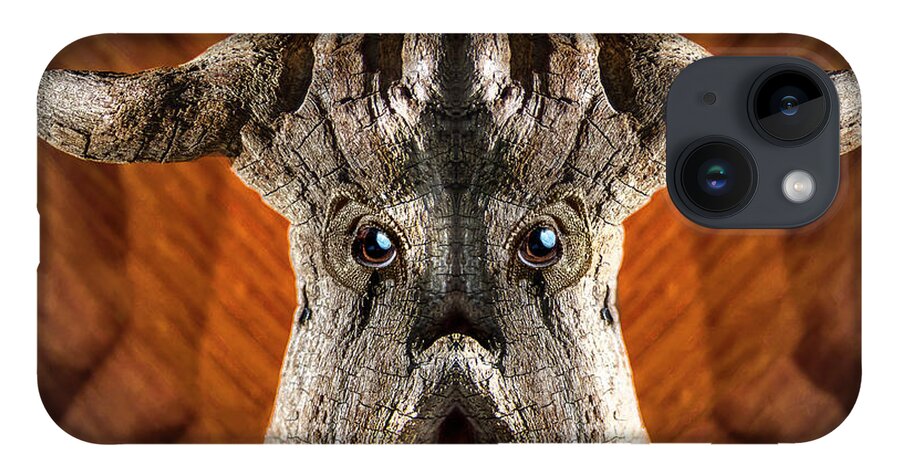Wood iPhone 14 Case featuring the digital art Woody 201 by Rick Mosher